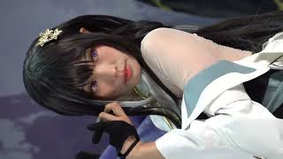 東京ゲームショウ2023 KuroGamesブース 鳴潮 白蓮役 Ely コスプレ コンパニオン 4K