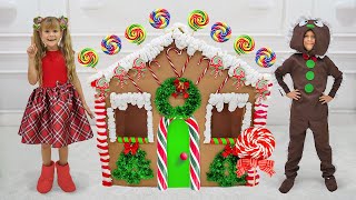 Diana and Roma The Gingerbread Man House | Christmas Story
