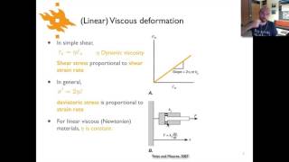 Geodynamics - Lecture 12.1: Linear viscous deformation