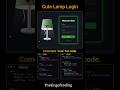 ❤️ Cute Lamp Login | HTML CSS JavaScript Animation 💡#viral #loginpage #signupform #gugugaga