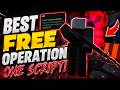 (FREE) Roblox Operation One Script!