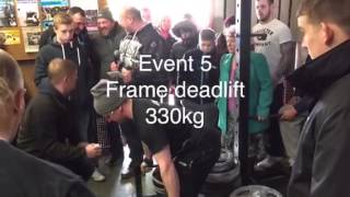 Ross @ Scotlands strongest man u90kg 2015