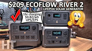 EcoFlow River 2 | River 2 Max LiFePo4 UPS Solar Generator Power Station Review