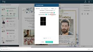 How To Save Your Funeral Program Template As PDF -Corjl