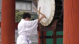 2020.02.15 岡崎市 瀧山寺鬼まつり 三門前 太鼓奉納