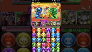 【パズドラ】マクドナルド×ガチャドラ降臨 高速周回 5スキップ（ヴェロアＰＴ）