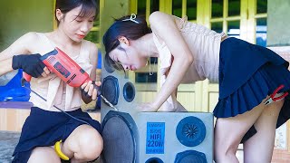 Female Mechanic: Restoration - Genius Girl Maintenance, Speaker Repair, Bluetooth Music Since 2000