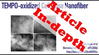 [ARTICLE 2006] TEMPO-oxidized Cellulose Nanofiber