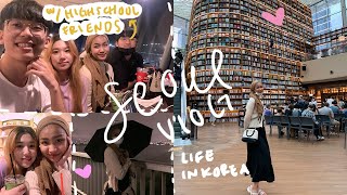 LIFE IN KOREA🇰🇷: Reuni sm Temen SMA Korea! SMTown, Garosugil \u0026 Apgujeong | Seoul Vlog (pt.2) ENG SUB