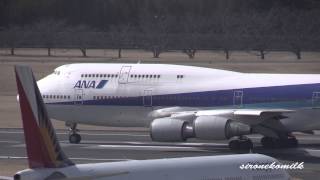 【HD】ANA FINAL 747 成田国際空港「B747退役記念 さよならフライトチャーター 」