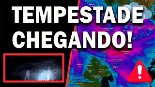 🔴URGENTE: TEMPESTADE E FRENTE FRIA TRAZEM CHUVA INTENSA NO BRASIL! 🔴 AO VIVO 🔴