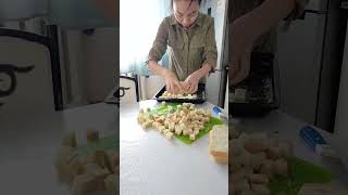 СУХАРИ ДОМАШНИЕ ЗА ОДНУ МИНУТУ. БЫСТРО И ВКУСНО!