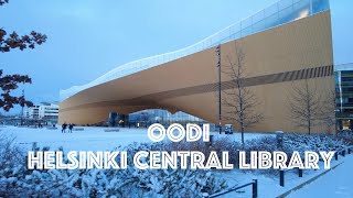 Walk Through the Helsinki Central Library - OODI. 4K