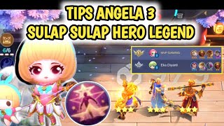 ANGELA SKILL 3 !!! TIPS AND MAGIC TRICKS ANGELA 3 THEORY HERO 5 GOLD #comboterkuat