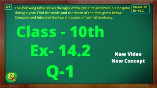 Ex 14.2 Q1 Class10 | Statistics | Class10 Math | Class10 Ex 14.2 Q1 | Green Board Classes