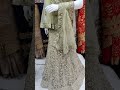 bridal stylish lahenga net mirror work diamond stone resham zari aarzo designer