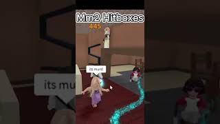 Hitboxes in MM2 are garbage 💀 #shorts #roblox #mm2 #robloxedit #shortsvideo