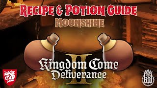 Moonshine - The Fiery Elixir of Clarity \u0026 Courage - Kingdom Come: Deliverance II Alchemy Guide