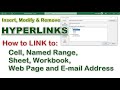 Excel Hyperlink Basics: Create, Edit, and Remove Links Using the Insert Hyperlink Dialog