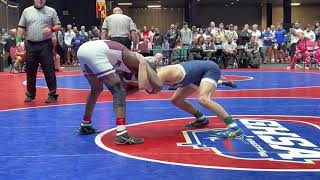 Amantee Mills Mill Creek vs Noah Danforth West Forsyth 2023 7A GHSA State Finals 132lbs