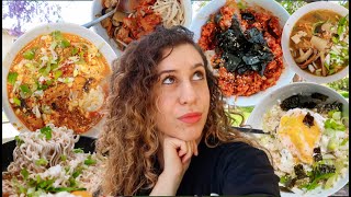 EATING ONLY KOREAN FOOD FOR A WEEK