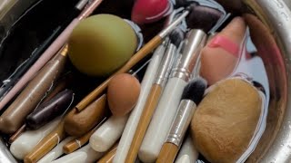 মেকআপ ব্রাশ পরিষ্কার করা সবচেয়ে সহজ উপায় | How to clean makeup brushes