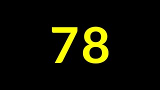78 Seconds Countdown Timer With Sound Effect