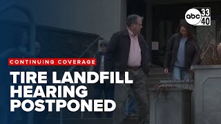 Blount County tire landfill hearing postponed, leaving community in suspense