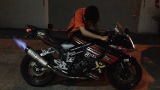 NAZA BLADE GT650R / HYOSUNG GT650  WITH SC PROJECT EXHAUST