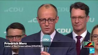 German vote winner Merz faces tough talks to build coalition government • FRANCE 24 English