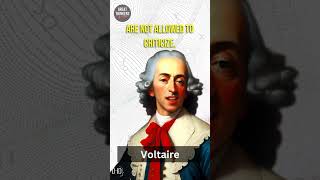 Voltaire Philosophy | He tells us who truly controls us | #shorts