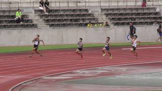 20160925群馬高校新人陸上男子200m予選7組