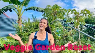 Easy method to reset your veggie beds 🌽🥒