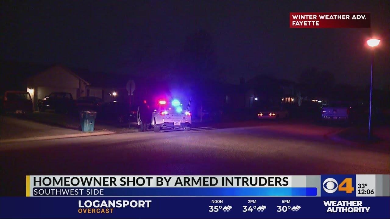 Homeowner Shot By Armed Intruders - YouTube