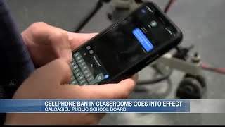 Calcasieu Parish School Board speaks on cellphone ban in classrooms