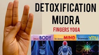 Detoxification Mudra | Detox Body & Mind Naturally | fingers Yoga | Mudra to relieve Constipation