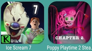 Ice Scream 7 Vs Poppy Playtime 2 Steam Mobile Gameplay Is Game Blue 2018