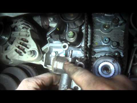 Timing belt replacement Hyundai Sonata 2.7L V6 2005 water pump Install Remove Replace Timing belt replacement Hyundai Sonata 2.7L V6 2005 water pump Install Remove Replace