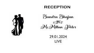 Sandra Shajan \u0026 Mc Millan Peter | Reception | LIVE