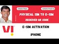 VI eSIM Activation Steps Explained | iPhone 13