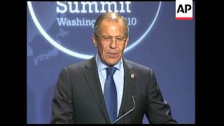 WRAP Clinton, Lavrov sign plutonium disposal deal, presser