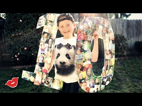 DIY Birthday Photo Memory Number Prop! | Tay from Millennial Moms DIY Birthday Photo Memory Number Prop! | Tay from Millennial Moms