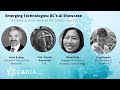 Manufacturing Stream - Emerging Technologies: BC's AI Showcase