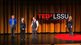 Improv comedy will change the world | Jennifer Hunter | TEDxLSSU