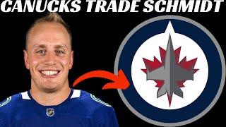 Breaking News: NHL Trade - Canucks Trade Nate Schmidt to Jets