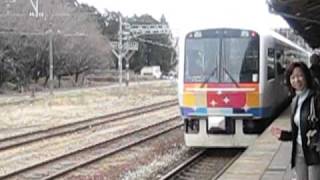 快速きらきらうえつ村上駅発車