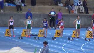 2018 沖縄県民体育大会  30代女子100ｍ  決勝