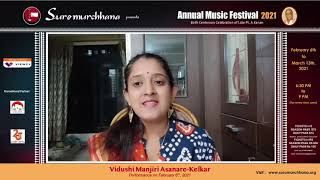 Vidushi Manjiri Asanare-Kelkar on Annual Music Festival 2021