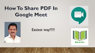 Share PDF easily through Google Meet | Video Tutorial | REJI ON LINE