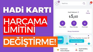 A101 HADi KARTININ HARCAMA LİMİTİ NASIL DEĞİŞTİRİLİR?